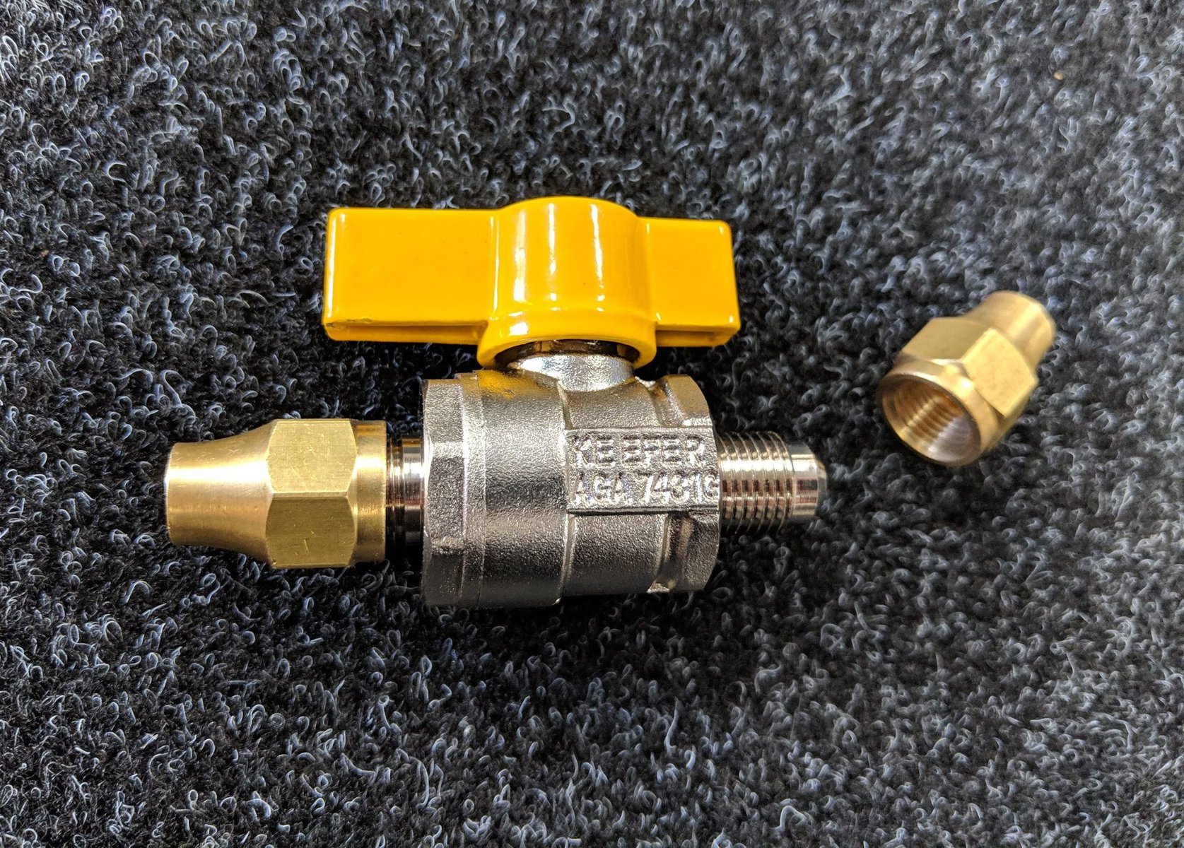 Ball Valve 2 Way, 5/16 Male Sae Flare x 5/16 Male Sae Flare (BV3755/16