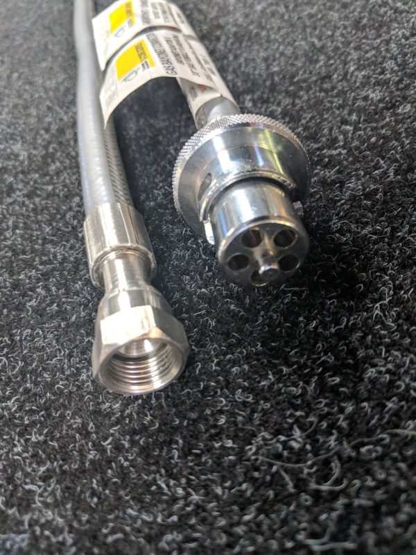 Hose / Connector Bayonet x 3/8 Female Flare 'S' Core x 2 mtr - Image 3