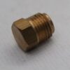 Quality Brass LPG Gas Inverted Flare Plug Fitting 1/4" Male SAE Flare