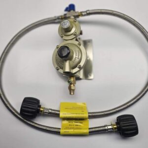 RV Gas Regulator Kit LCC27 with 5/16" Test Point LPG Kit