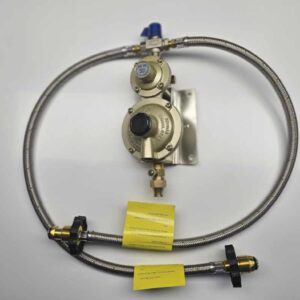 RV Gas Regulator Kit POL with 5/16" Test Point LPG Kit