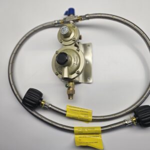 RV Gas Regulator Kit LCC27 with 3/8" Test Point LPG Kit